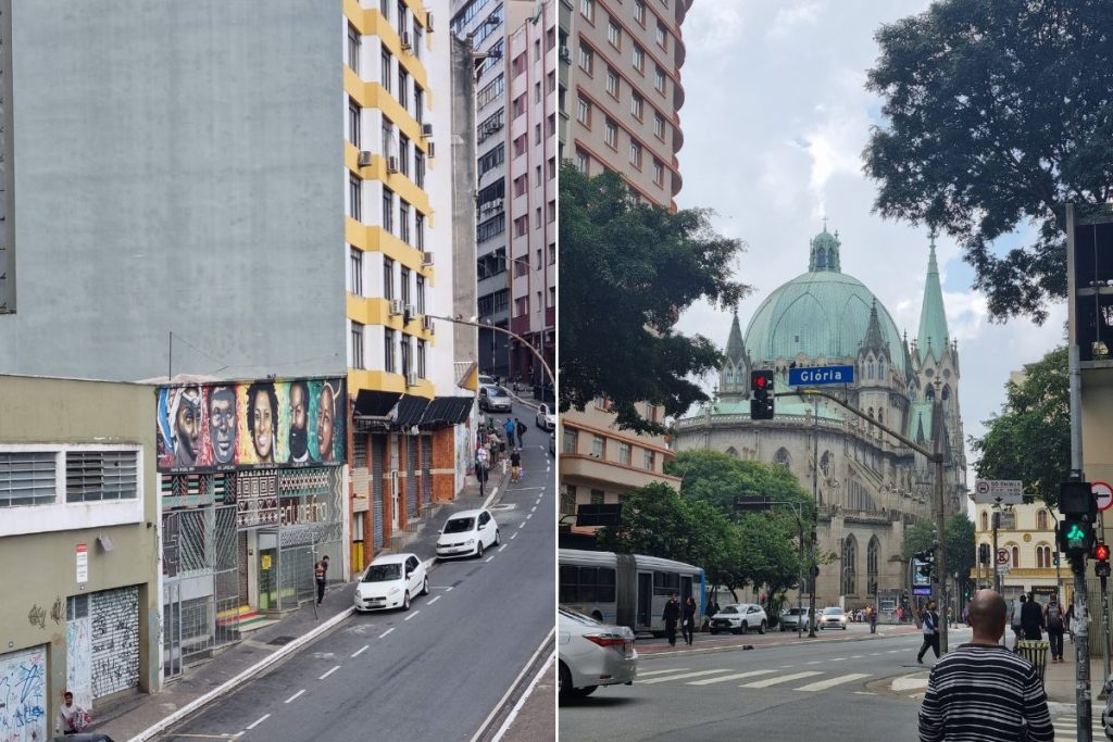 Caminhada São Paulo Negra Educafro e Igreja da Sé