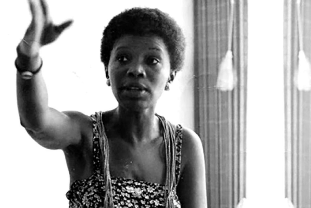 A historiadora, pesquisadora e poeta negra Beatriz Nascimento (1942-1995)