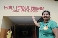 Escola Indígena INT/ Crédito: Wilson Dias - Agência Brasil