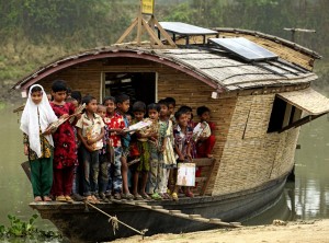 Solar-Powered Floating Schools