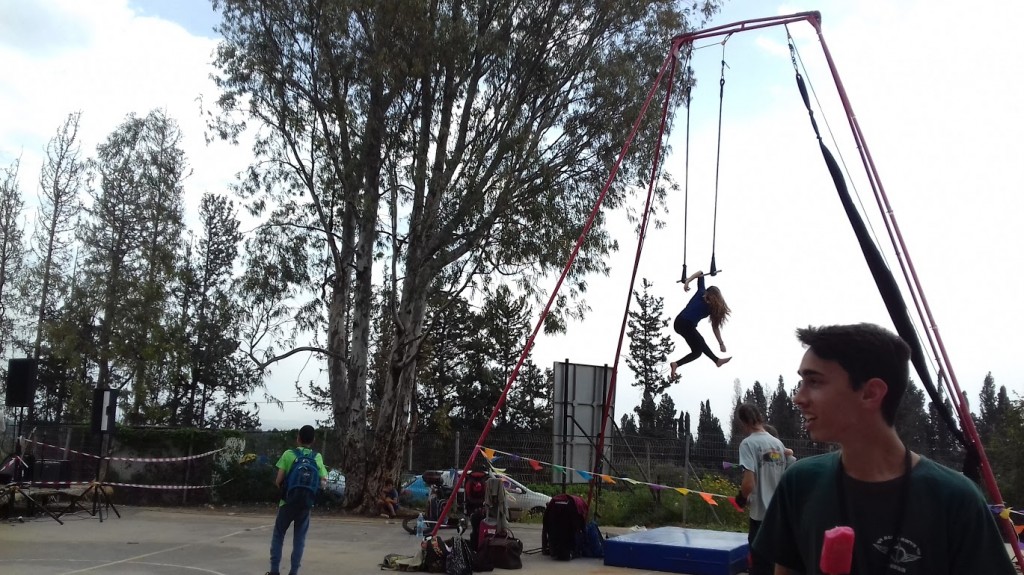 Apresentação de circo em Hadera