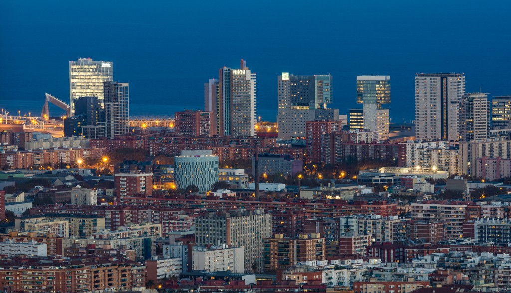 vista da cidade de barcelona