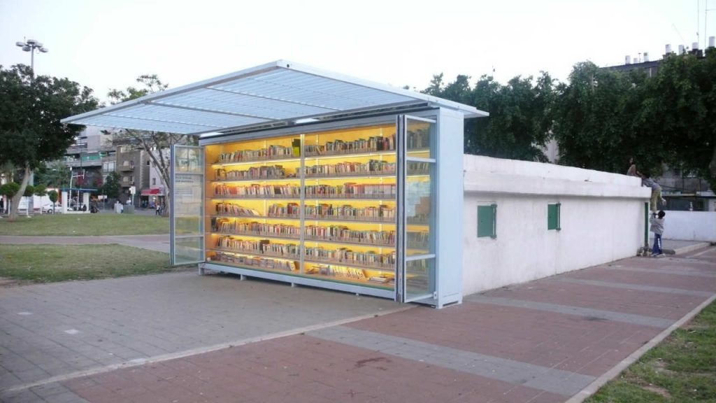 biblioteca para refugiados em israel 