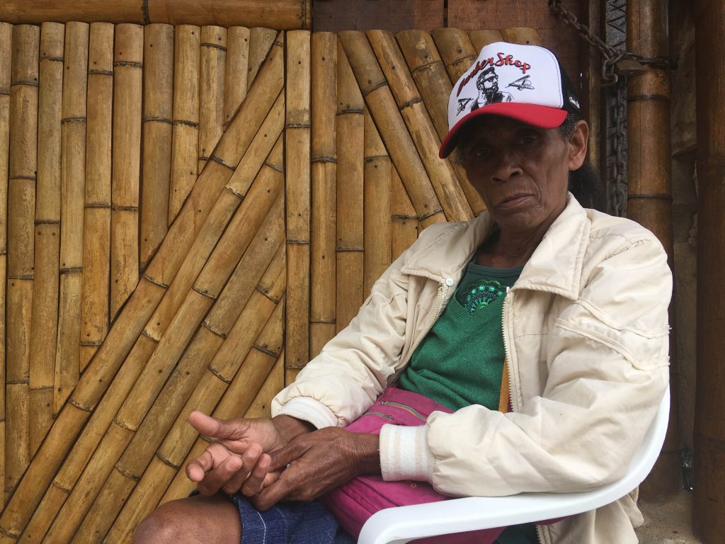 Dona Vilma está articulando sua comunidade pela defesa do território de Camburi / Crédito: Cecília Garcia