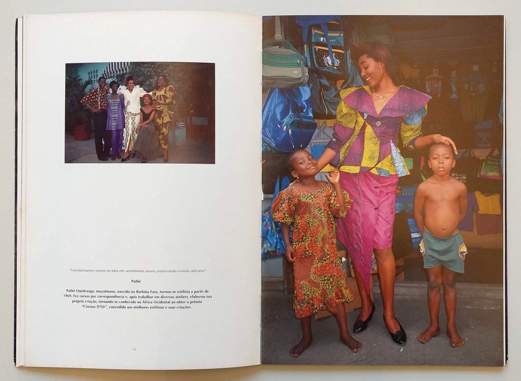 Páginas do livro África: moda, cultura e tradição, de Maureen Bisilliat / Crédito: IMS Paulista 